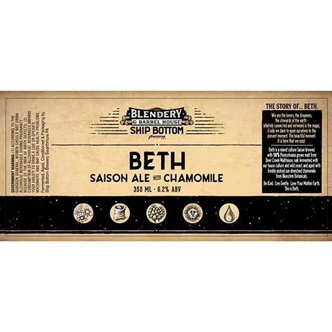 Ship Bottom Beth Saison Ale