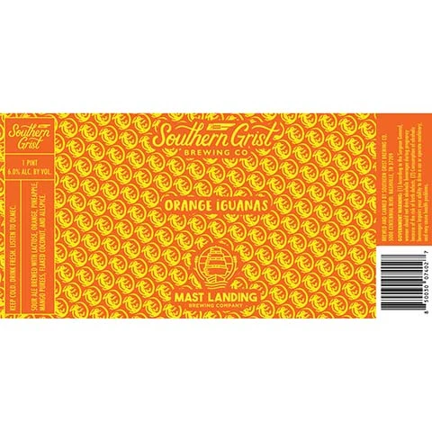 Southern Grist Orange Iguanas Sour Ale