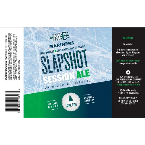 Lone Pine Slapshot Session Ale
