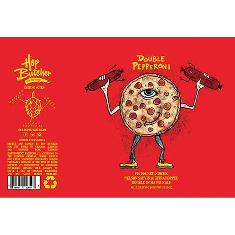 Hop Butcher Double Pepperoni DIPA