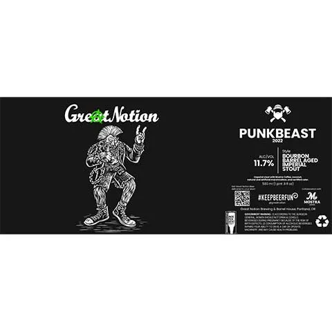 Great Notion Punkbeast Bourbon Barrel Aged Imperial Stout (2022)