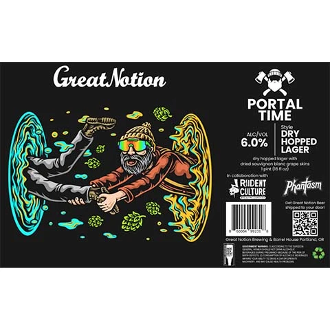 Great Notion Portal Time Dry Hopped Lager