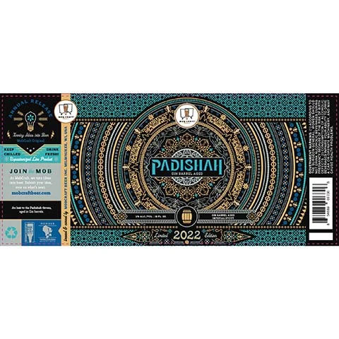 Mobcraft Padishah Gin Barrel Aged Imperial Stout 2022