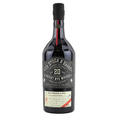 Lock Stock & Barrel 20 Year Old Straight Rye Whiskey