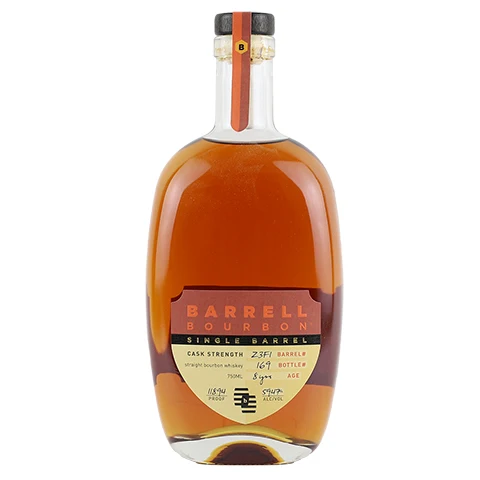 Barrell Bourbon 8yr Single Barrel Cask Strength Straight Bourbon Whiskey (Barrel #Z3F1)