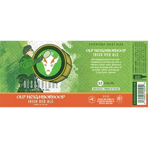 Resurgence Old Neighborhood Irish Red Ale
