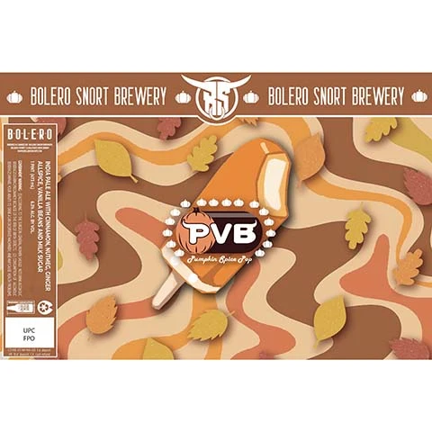 Bolero Snort PVB Pumpkin Spice Pop IPA