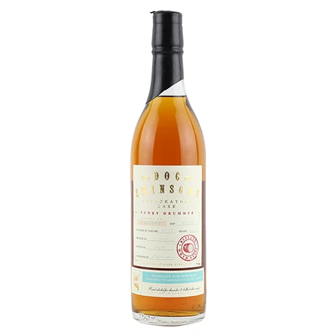 Doc Swinson's Funky Drummer Straight Rye Whiskey Finished in Jamaican Rum Casks