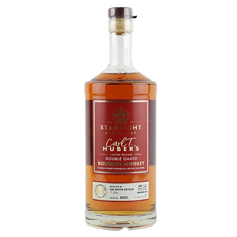 Huber's Starlight Carl T. Double Oaked Bourbon Whiskey