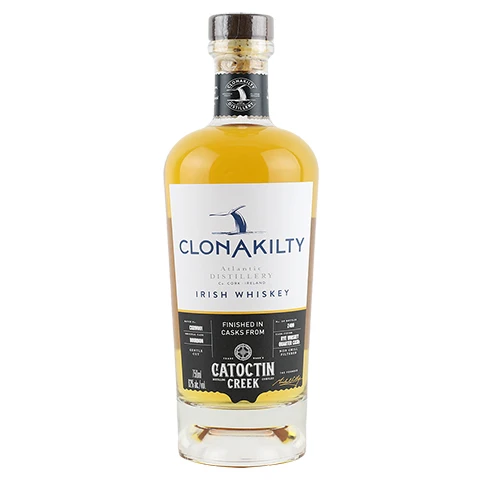Clonakilty x Catoctin Creek Finish in Rye Whiskey Quarter Casks Irish Whiskey