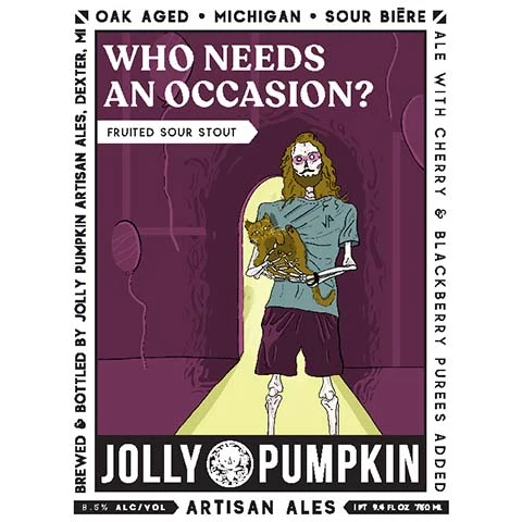 Jolly Pumpkin Who Needs An Occasion? Fruited Sour Stout