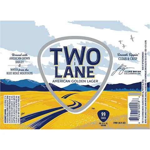 Blue Crown Two Lane Golden Lager