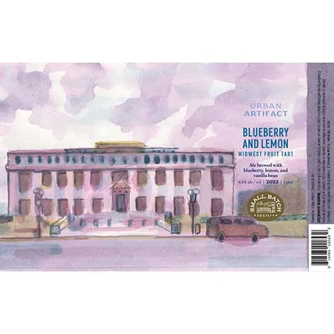 Urban Artifact Blueberry and Lemon Midwest Fruit Tart Ale