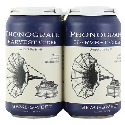 Phonograph (South Hill Blue Can) Semi- Sweet Harvest Cider