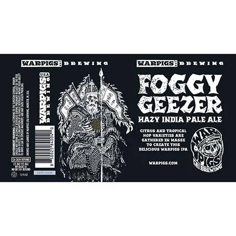 Warpigs Foggy Geezer Hazy IPA