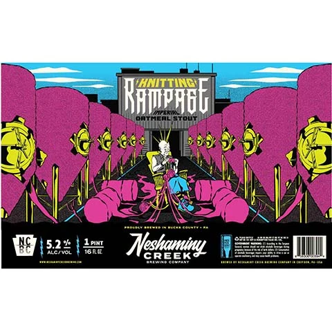 Neshaminy Creek Knitting Rampage Imperial Oatmeal Stout