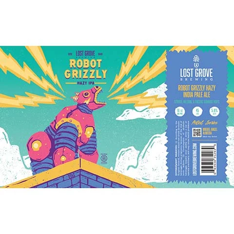 Lost Grove Robot Grizzly Hazy IPA