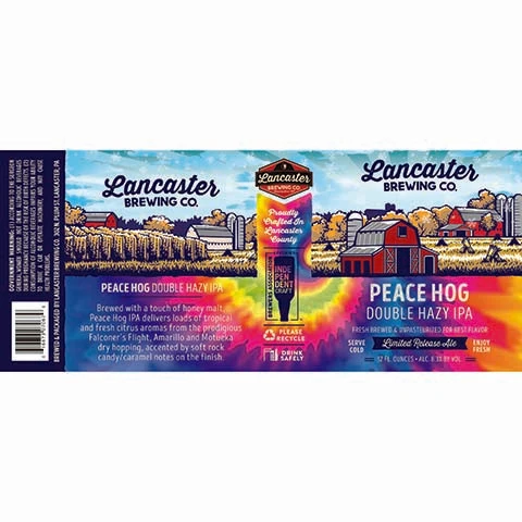 Lancaster Peace Hog Double Hazy IPA