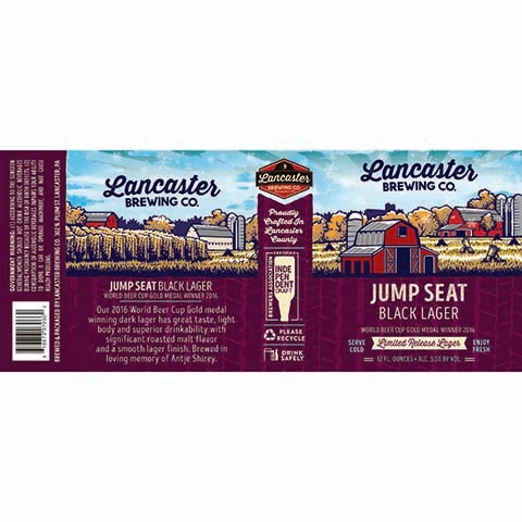 Lancaster Jump Seat Black Lager