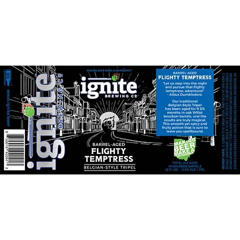 Ignite Barrel-Aged Flighty Temptress Belgian Tripel