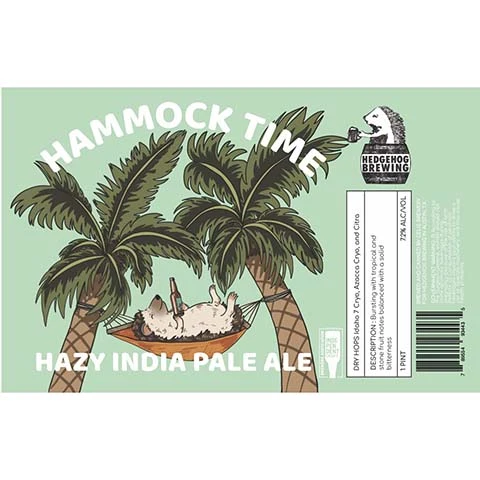Hedgehog Hammock Time Hazy IPA