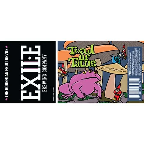 Exile Toad Of Talus Hazy IPA