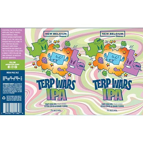 New Belgium Terp Wars Hazy IPA
