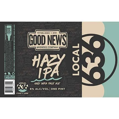Good News Local 636 Hazy IPA