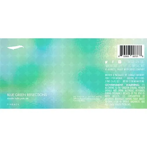 Finback Blue Green Reflections DIPA