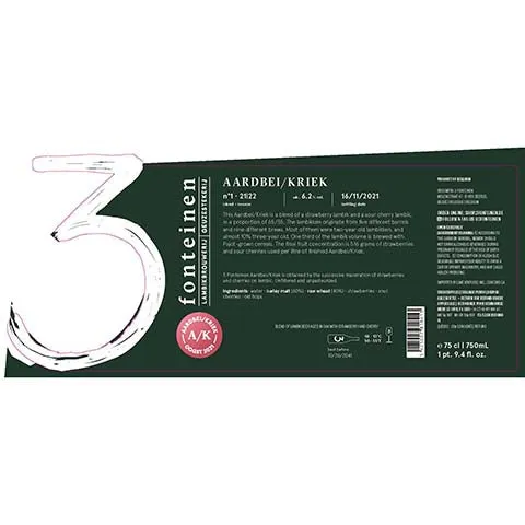 3 Fonteinen Aardbei/Kriek