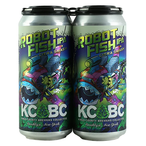 Kings County Brewers Collective Robot Fish: Citra Smash Hazy IPA