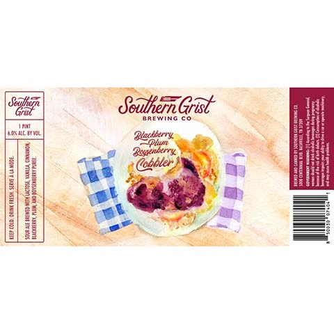 Southern Grist Blackberry Plum Boysenberry Cobbler Sour Ale