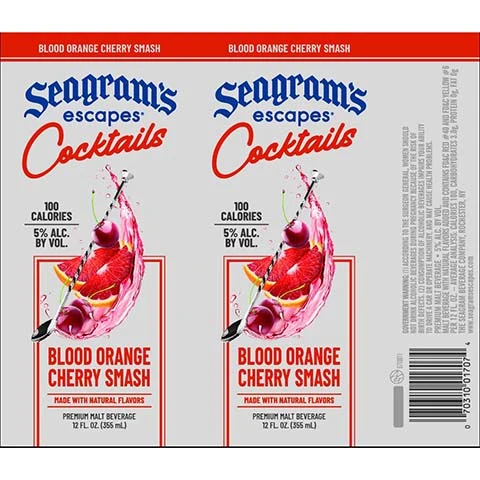 Seagram’s Cocktails Blood Orange Cherry Smash