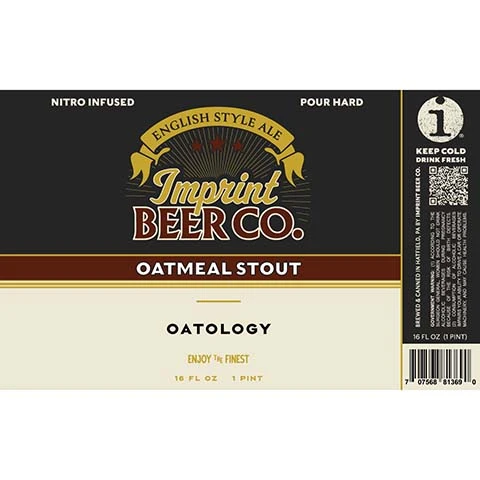Imprint Oatology Oatmeal Stout