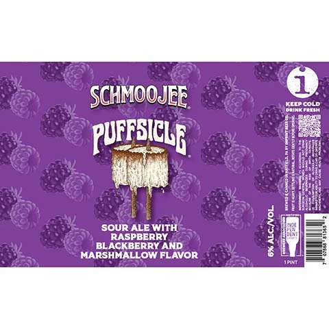 Imprint Schmoojee Puffsicle Raspberry Blackberry and Marshmallow Sour Ale