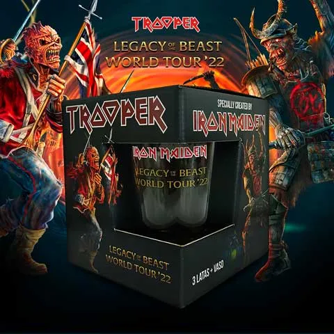 Iron Maiden Trooper Legacy of the Beast Tour Gift Pack