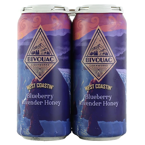 Bivouac West Coastin' Cider (blueberry, lavender, honey)