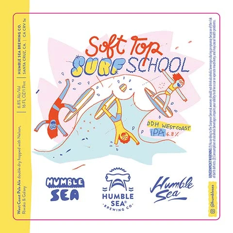 Humble Sea Soft Top Surf School DDH West Coast IPA