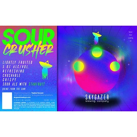 Skygazer Sour Crusher Starfruit Sour Ale