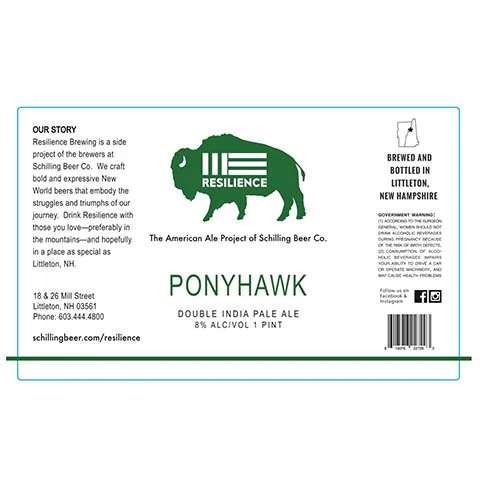 Schilling/Resilience Ponyhawk DIPA