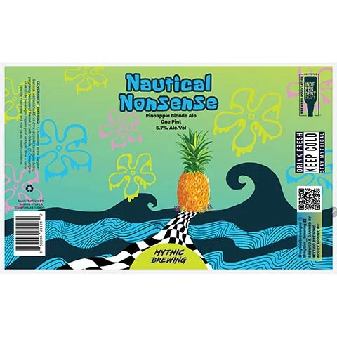Mythic Nautical Nonsense Pineapple Blonde Ale
