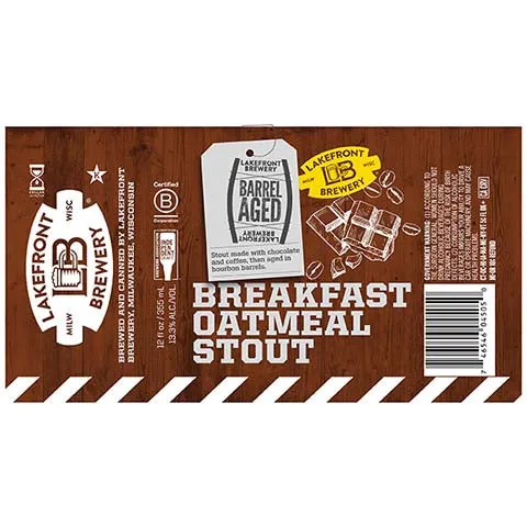 Lakefront Barrel Aged Breakfast Oatmeal Stout