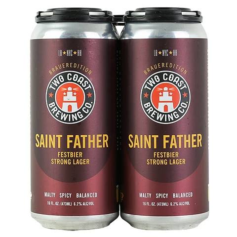 Two Coast Saint Father Lager