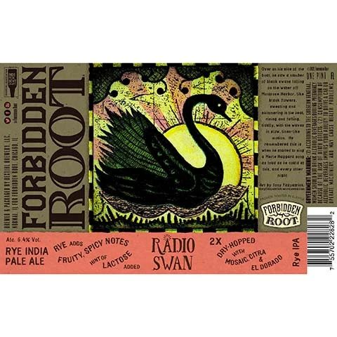 Forbidden Root Radio Swan Rye IPA