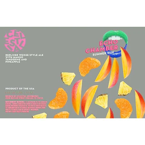 Celestial Echo Chamber Summer Sun Berliner Weisse Ale