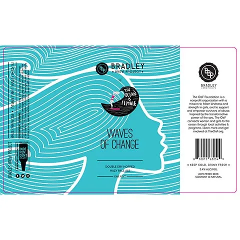 Bradley Brew Waves Of Change DDH Hazy Pale Ale
