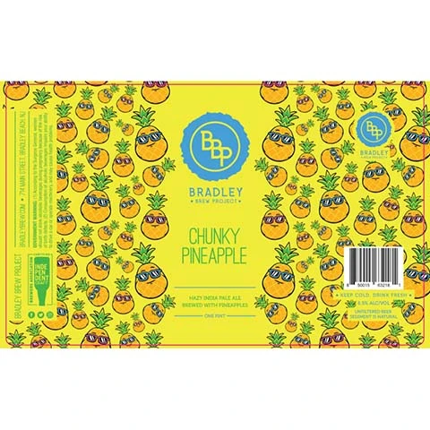 Bradley Brew Chunky Pineapple Hazy IPA