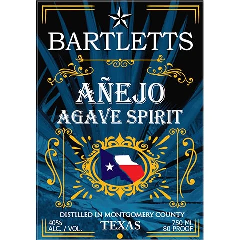 Bartletts Anejo Agave Spirit