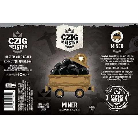 Czig Meister Miner Black Lager