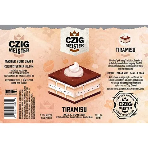 Czig Meister Tiramisu Milk Porter